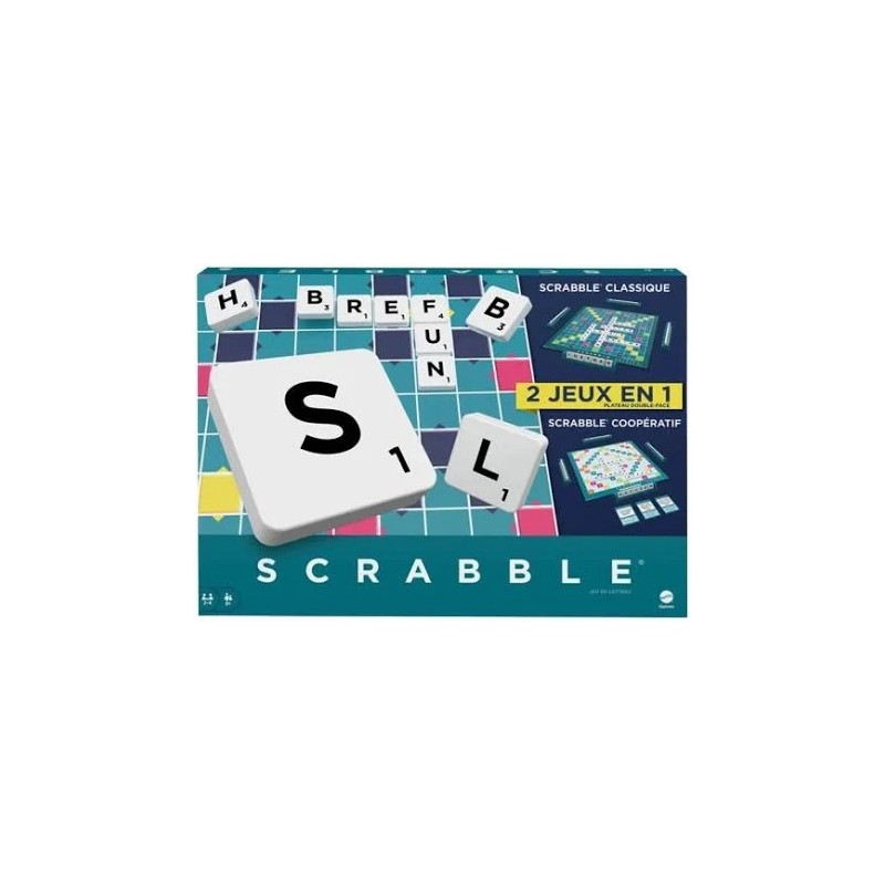 Scrabble Classique - 2 jeux en 1