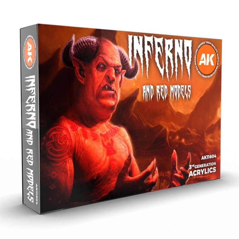 AK - Set de peintures 3gen : Inferno And Red Creatures