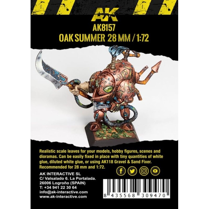  AK - Kit de modélisme : Oak Summer Leaves 1/72