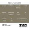  AK - Peinture 3gen : RAL 7027 Grau