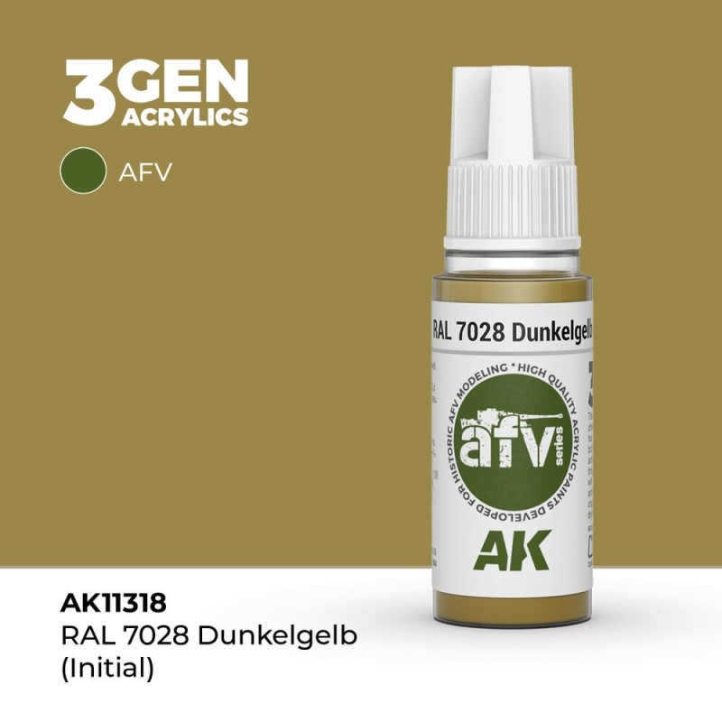AK - Peinture 3gen : RAL 7028 Dunkelgelb (Initial)