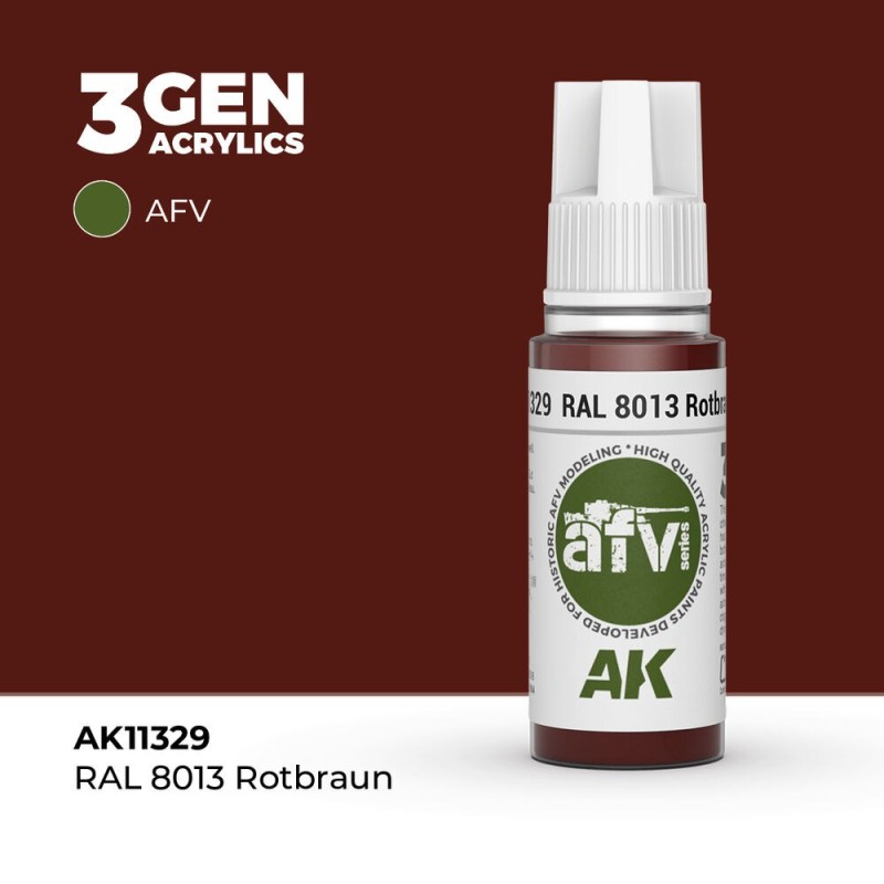 AK - Peinture 3gen : RAL 8013 Rotbraun