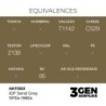  AK - Peinture 3gen : IDF Sand Grey 1970s - 1980s