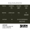  AK - Peinture 3gen : Field Grey Base 2 (Grey Uniform)