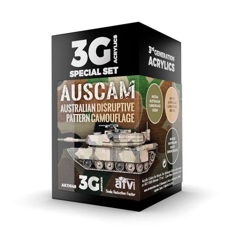 AK - Set de peintures 3gen : Auscam Colors