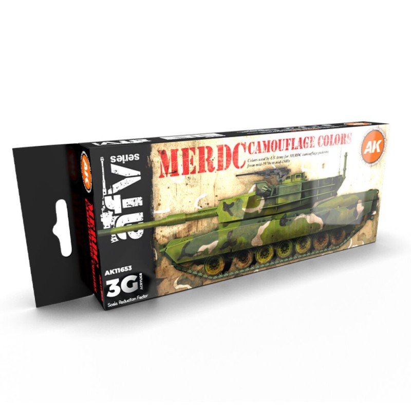 AK - Set de peintures 3gen : Merdc Camouflage Colors