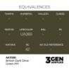  AK - Peinture 3gen : British Dark Olive Green Pfi