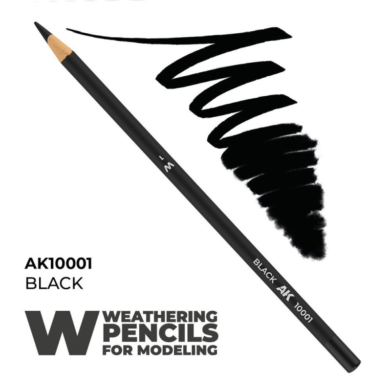 AK - Crayon aquarellable Weathering : Black
