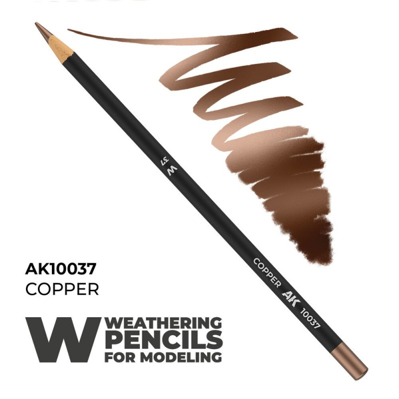 AK - Crayon aquarellable Weathering : Copper