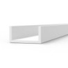 AK - Matériau de modélisme : U Channel 4.0 width x 350 mm - Styrene Strip