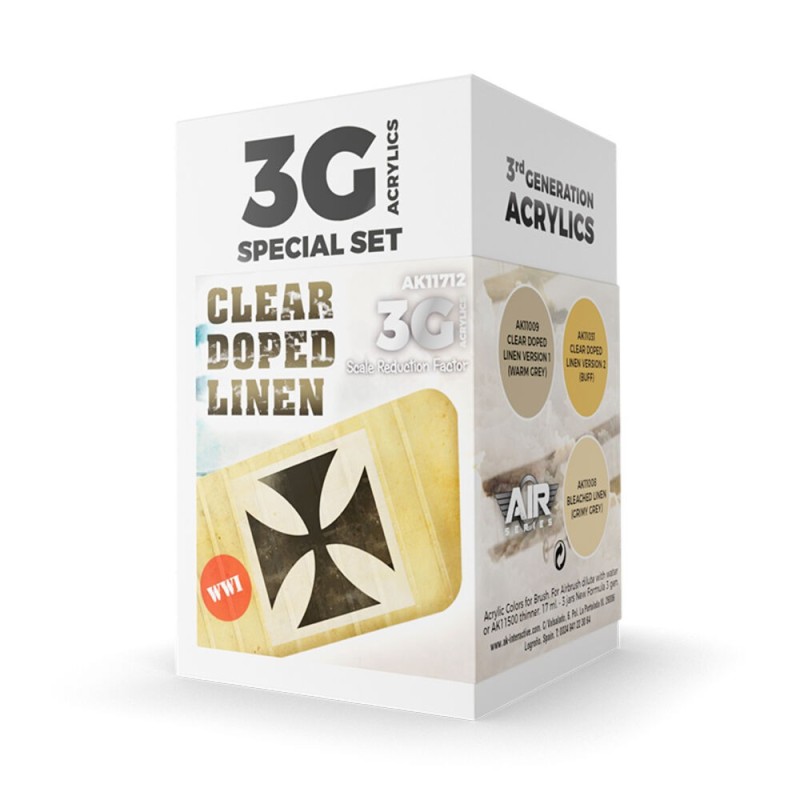 AK - Set de peintures 3gen : Clear Doped Linen