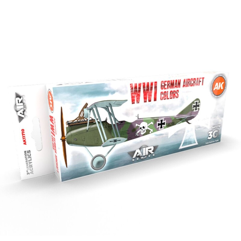 AK - Set de peintures 3gen : WWI German Aircraft Colors