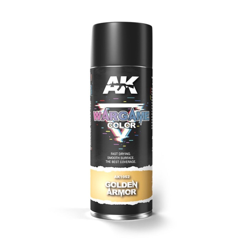 AK - Peinture en spray : Golden Armor - 400 ml
