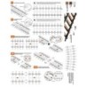  AK - Kit de modélisme : Double Railway Track Section 1/35