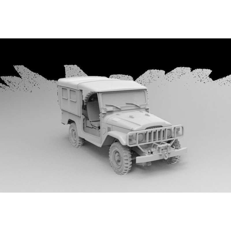  AK - Kit de modélisme : FJ43 Suv with Soft top IDF & Laf