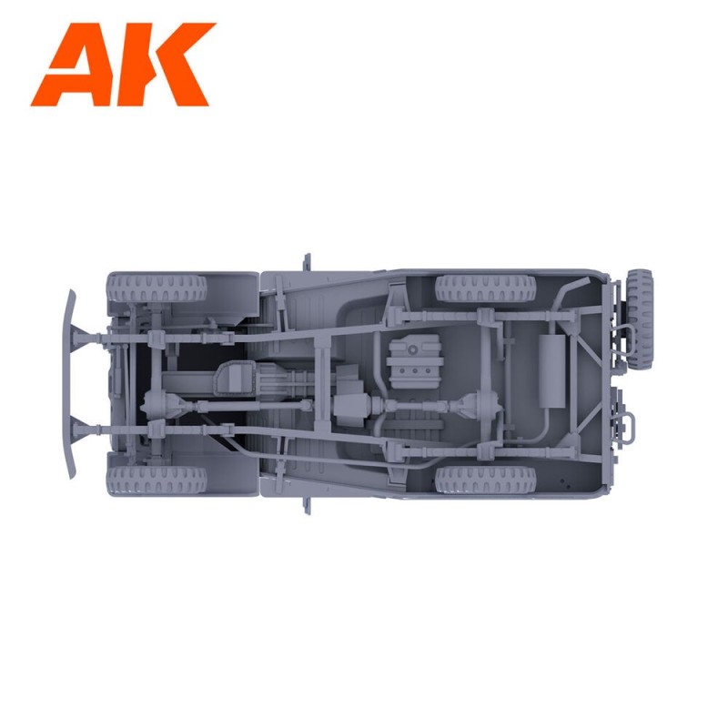  AK - Kit de modélisme : FJ43 Suv with Hard top
