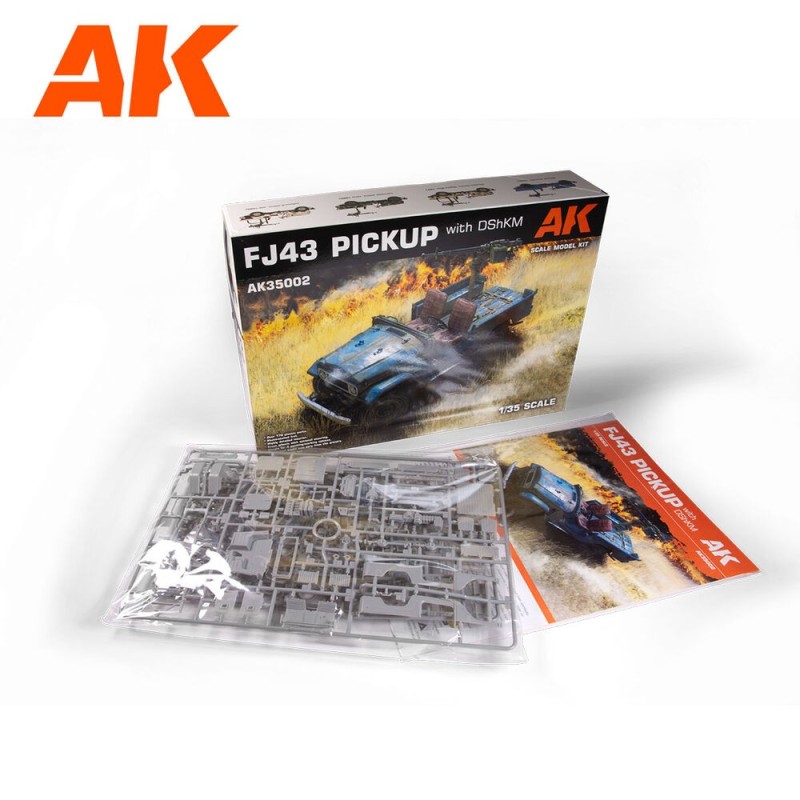  AK - Kit de modélisme : FJ43 Pickup with DShKM