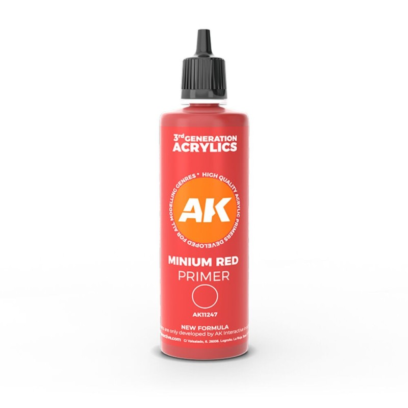 AK - Peinture 3gen : Minimum red surface Primer 100 ml.
