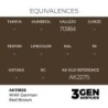  AK - Peinture 3gen : WWI German Red Brown