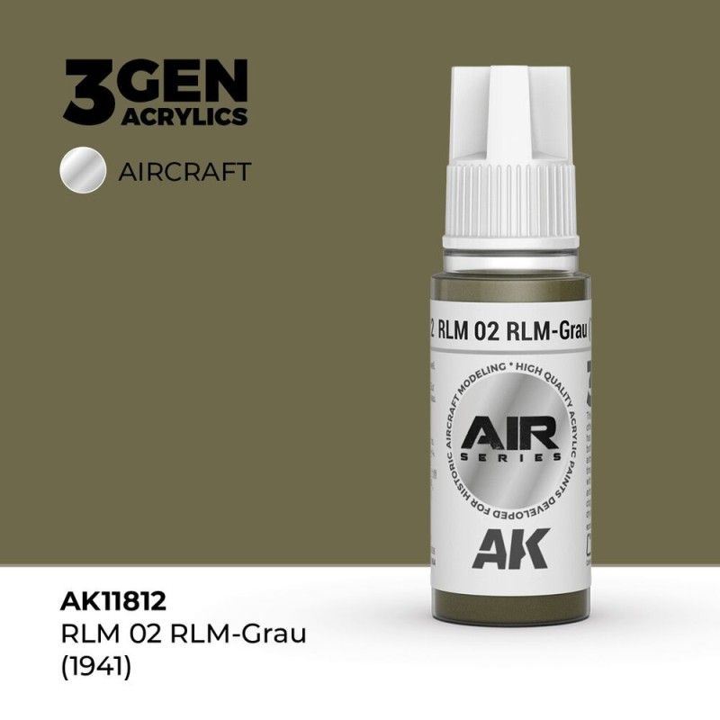 AK - Peinture 3gen : RLM 02 RLM - Grau (1941)