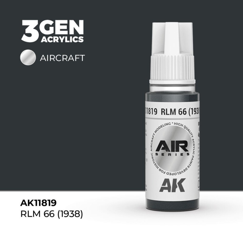 AK - Peinture 3gen : RLM 66 (1938)