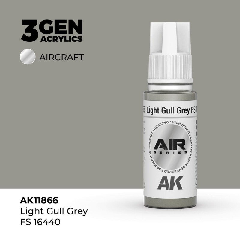 AK - Peinture 3gen : Light Gull Grey FS 16440