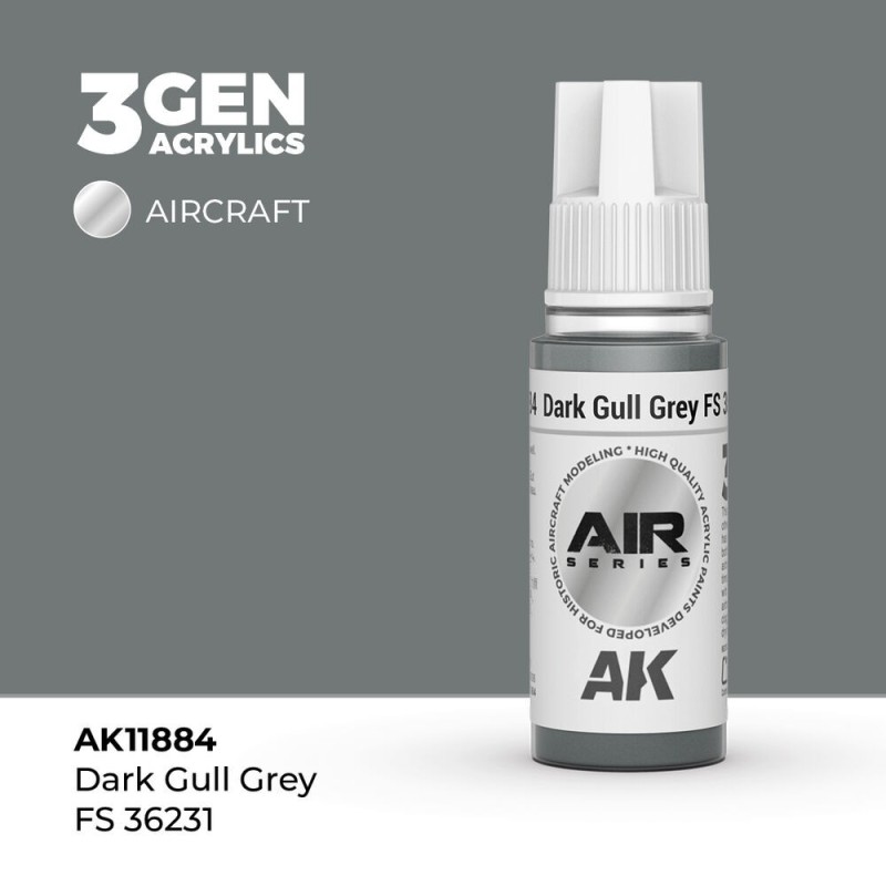 AK - Peinture 3gen : Dark Gull Grey FS 36231