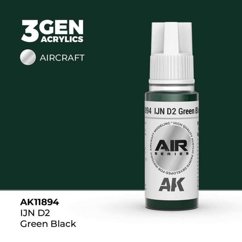 AK - Peinture 3gen : IJN D2 Green Black