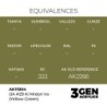  AK - Peinture 3gen : IJA 29 Ki Midori iro (Yellow - Green)