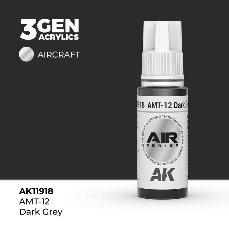 AK - Peinture 3gen : Amt - 12 Dark Grey