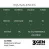  AK - Peinture 3gen : Radome & Wheel Hub Green