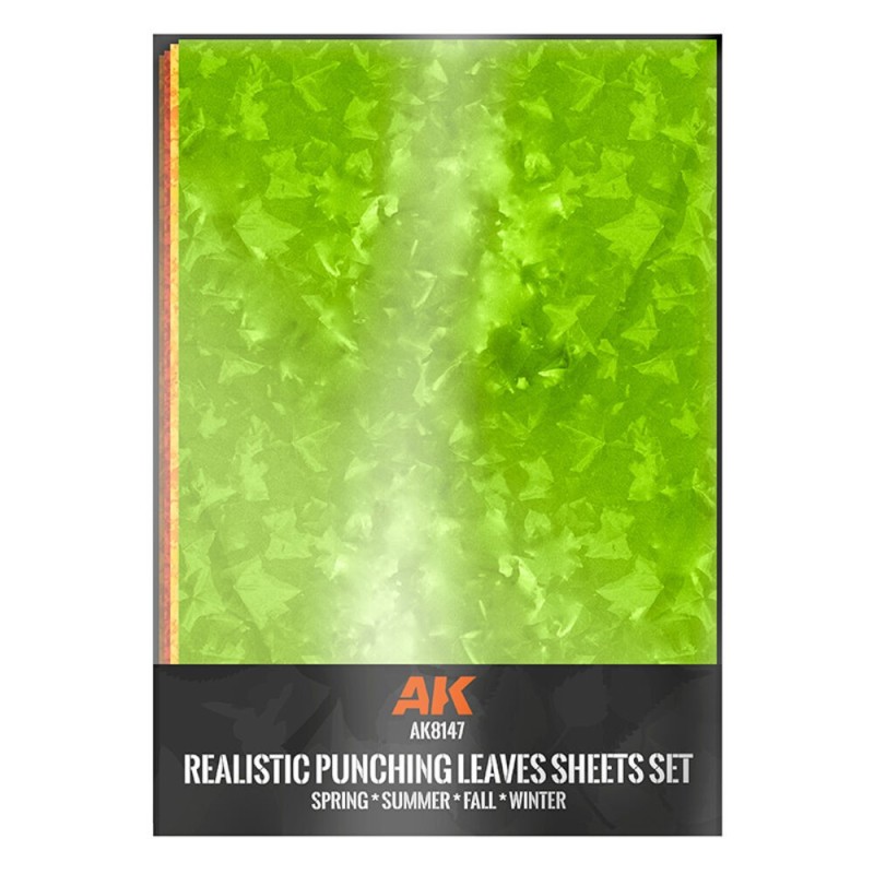AK - Punching Leaves Sheets (4 units of A4 - size sheets)