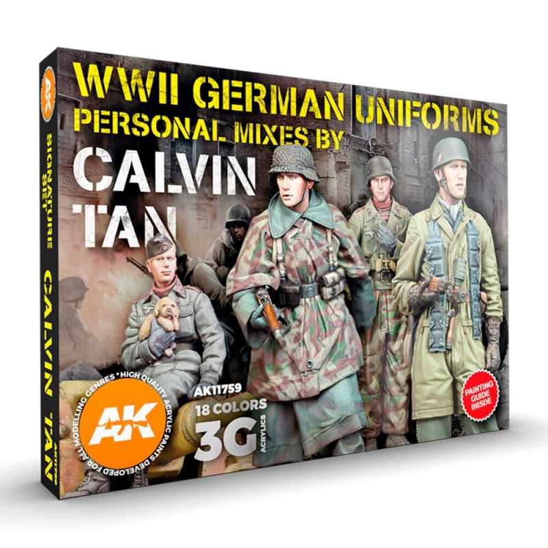 AK - Set de peintures 3gen : WWII German Uniforms - Signature By Calvin Tan