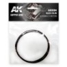 AK - Matériau de modélisme : Copper Wire 0.45 mm x 5 meters Black Color