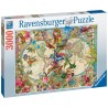 Puzzle carte de la faune et de la flore 3000p.