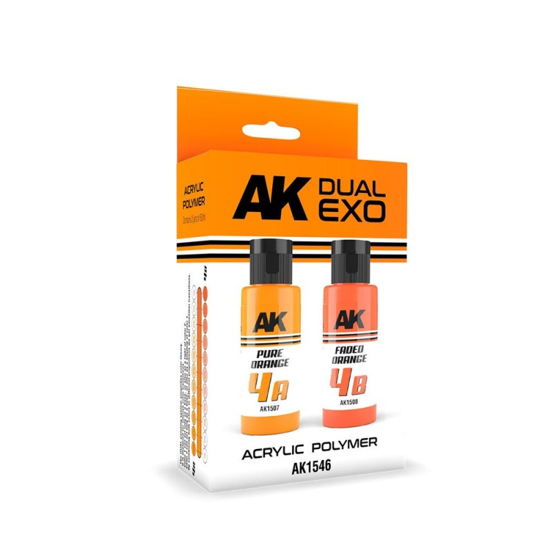 AK - Pure Orange & Faded Orange Dual Exo 4