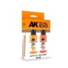 AK - Pure Orange & Faded Orange Dual Exo 4