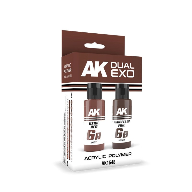 AK - Oxide Red & Propeller Fire Dual Exo 6