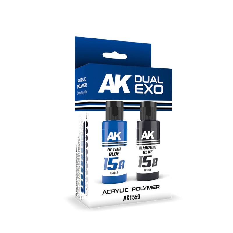 AK - Ultra Blue & Almirant Blue Dual Exo 15