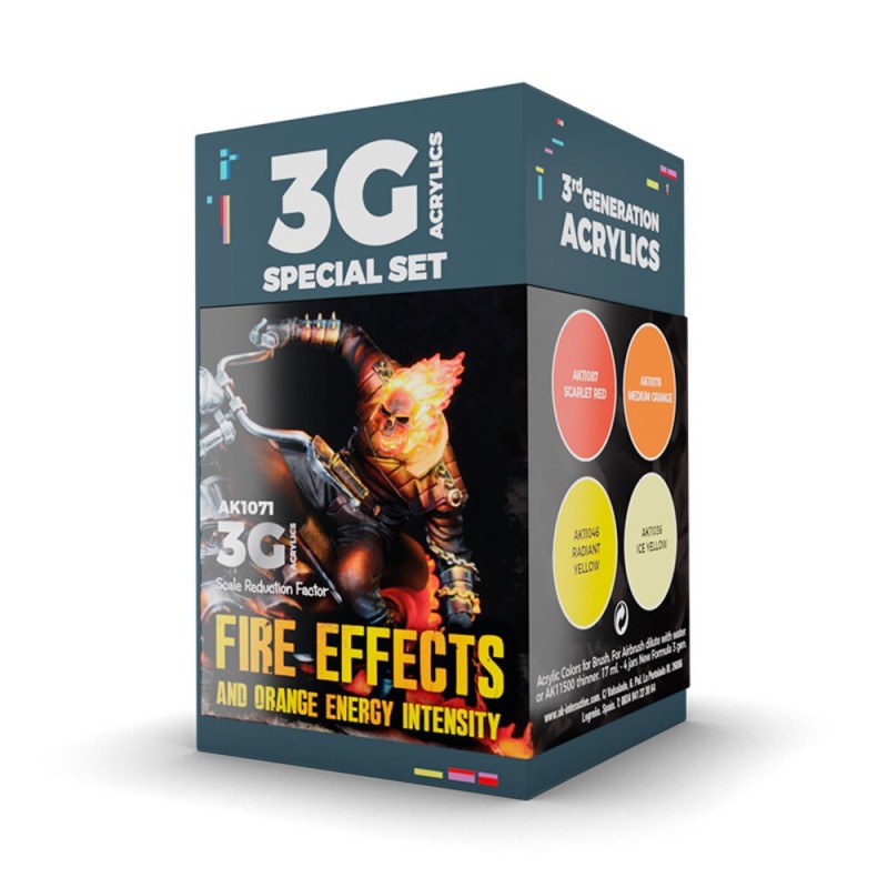 AK - Wargame Color . Fire Effects.
