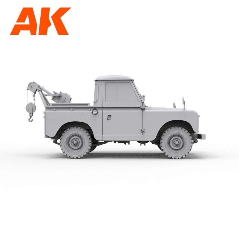  AK - Kit de modélisme : Land Rover 88 Series Iia - Crane / Tow Truck 1/35