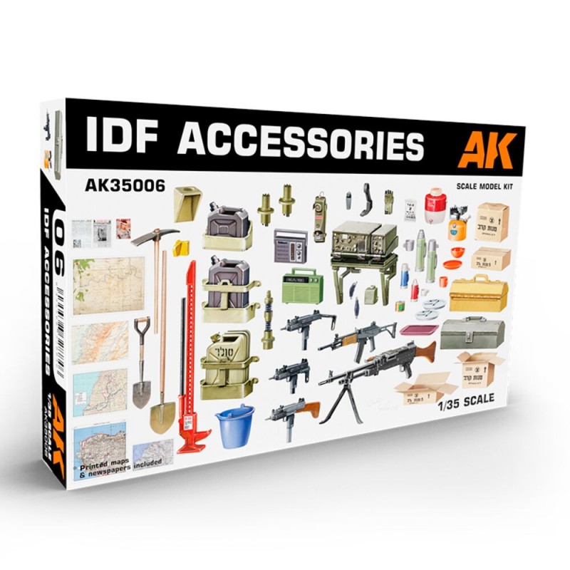 AK - Kit de modélisme : IDF Accessories.1/35