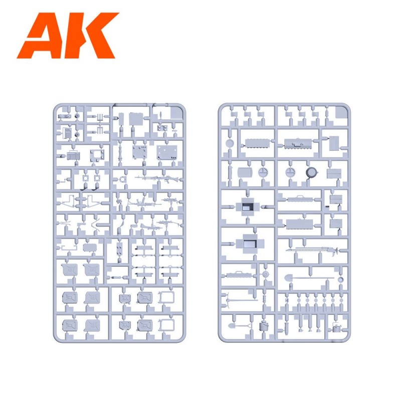  AK - Kit de modélisme : IDF Accessories.1/35