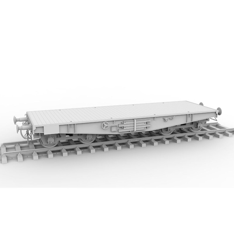  AK - Kit de modélisme : German Railway Schwerer Plattformwagen Tyme Ssys 1/35