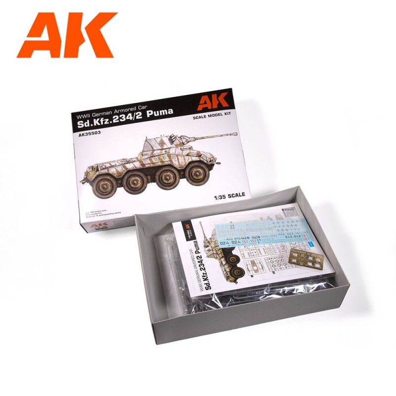  AK - Kit de modélisme : Sd.Kfz.234/2 Puma
