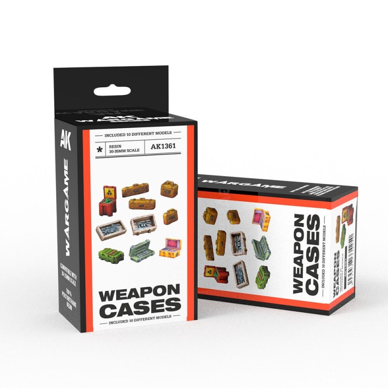 AK - Weapon Cases Scenography Wargame (30 - 35 mm)