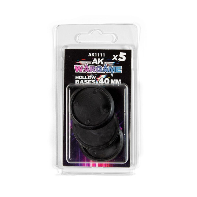 AK - Peinture 3gen : Hollow Base 40 mm - 5 units