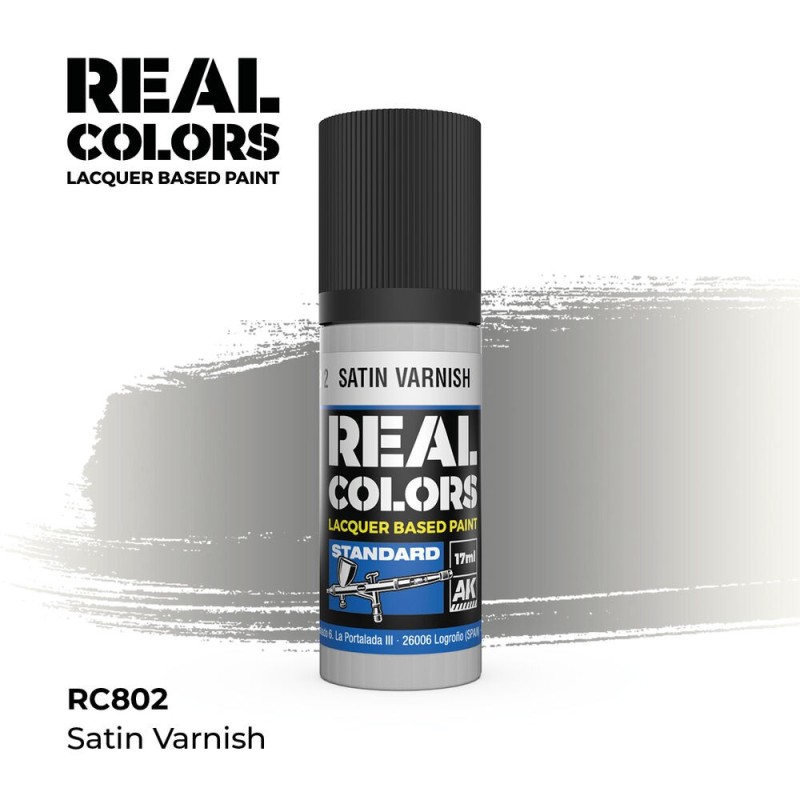 AK - Peinture Real Colors : Satin Varnish - 17 ml