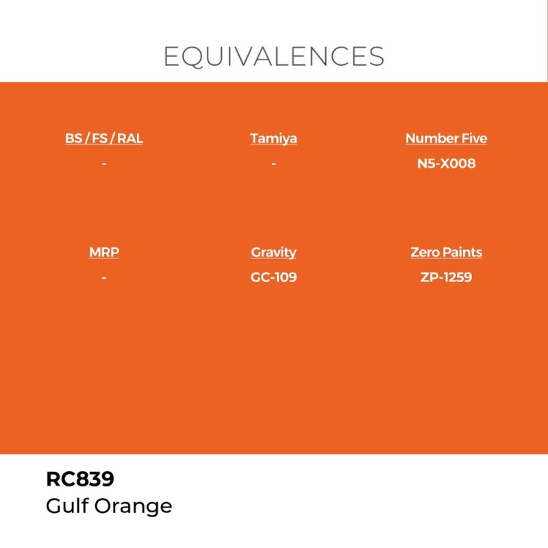  AK - Peinture Real Colors : Gulf Orange - 17 ml
