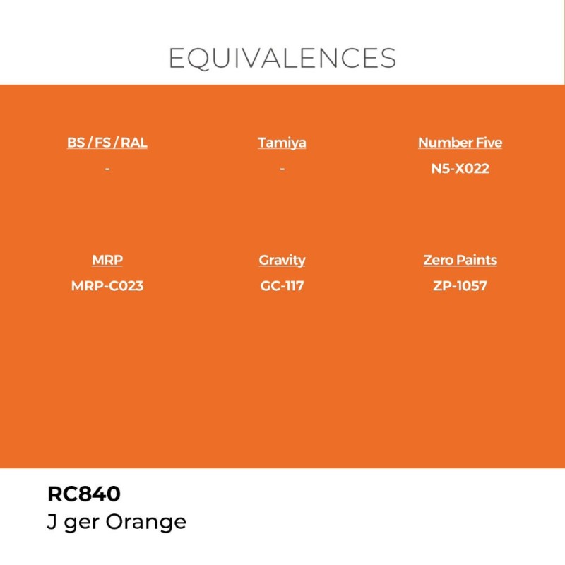  AK - Peinture Real Colors : Jäger Orange - 17 ml
